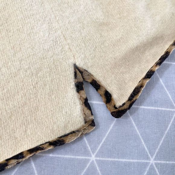 Banana Republic Medium (Petite) Lamb Wool, Rabbit Hair, & Silk: Yellow Sweater w - Picture 5 of 8